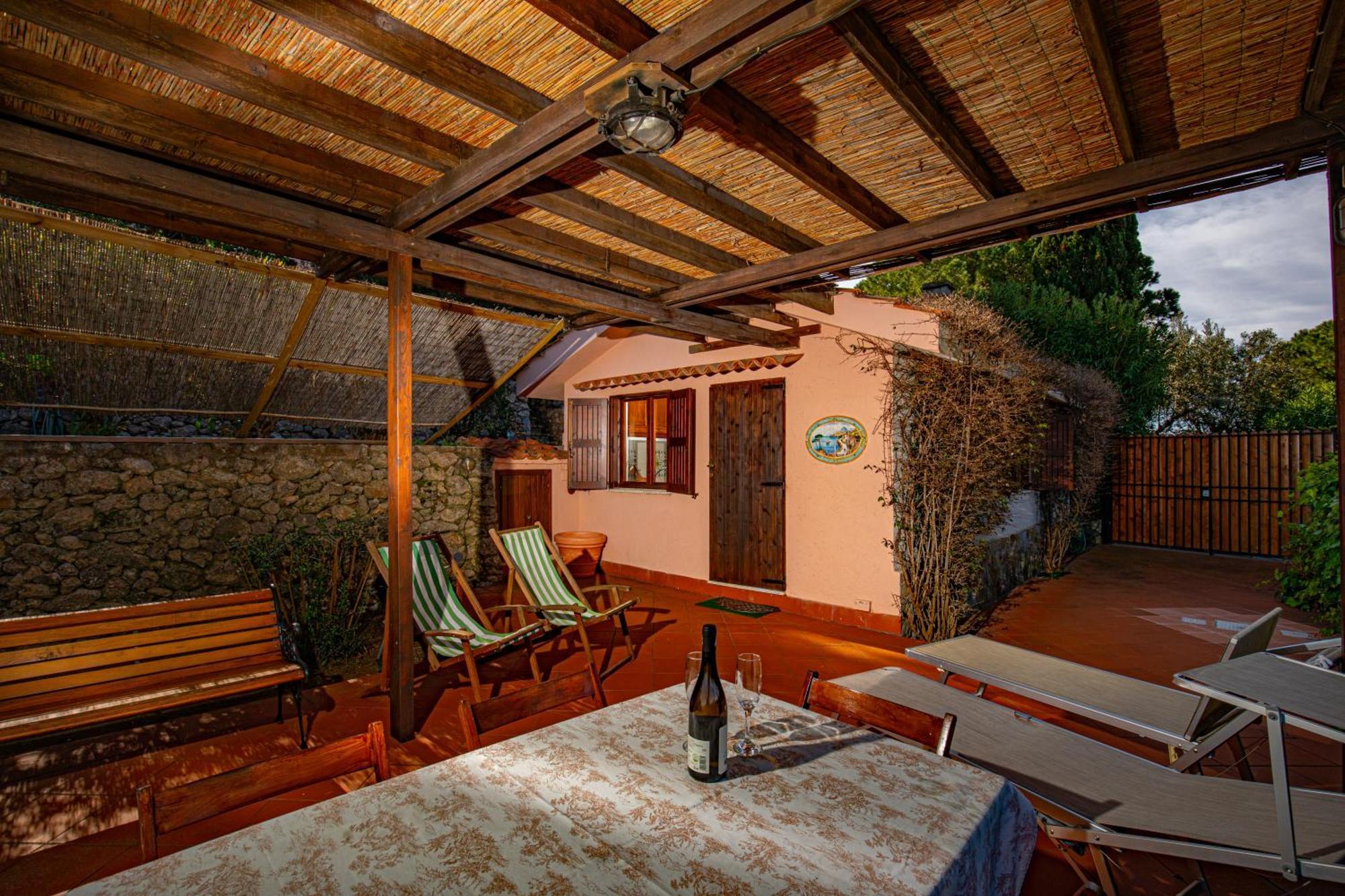 Il Cottage Di Villa Sveva, Splendida Vista Mare ポルト・サント・ステーファノ エクステリア 写真