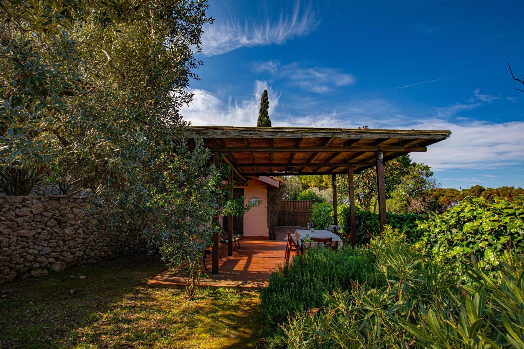 Il Cottage Di Villa Sveva, Splendida Vista Mare ポルト・サント・ステーファノ エクステリア 写真