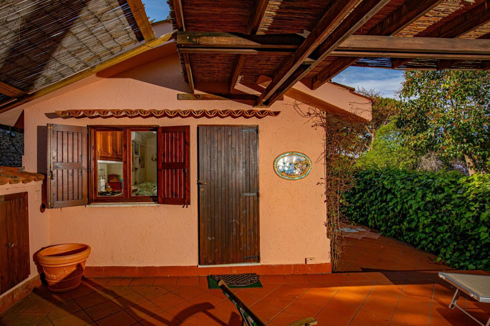 Il Cottage Di Villa Sveva, Splendida Vista Mare ポルト・サント・ステーファノ エクステリア 写真