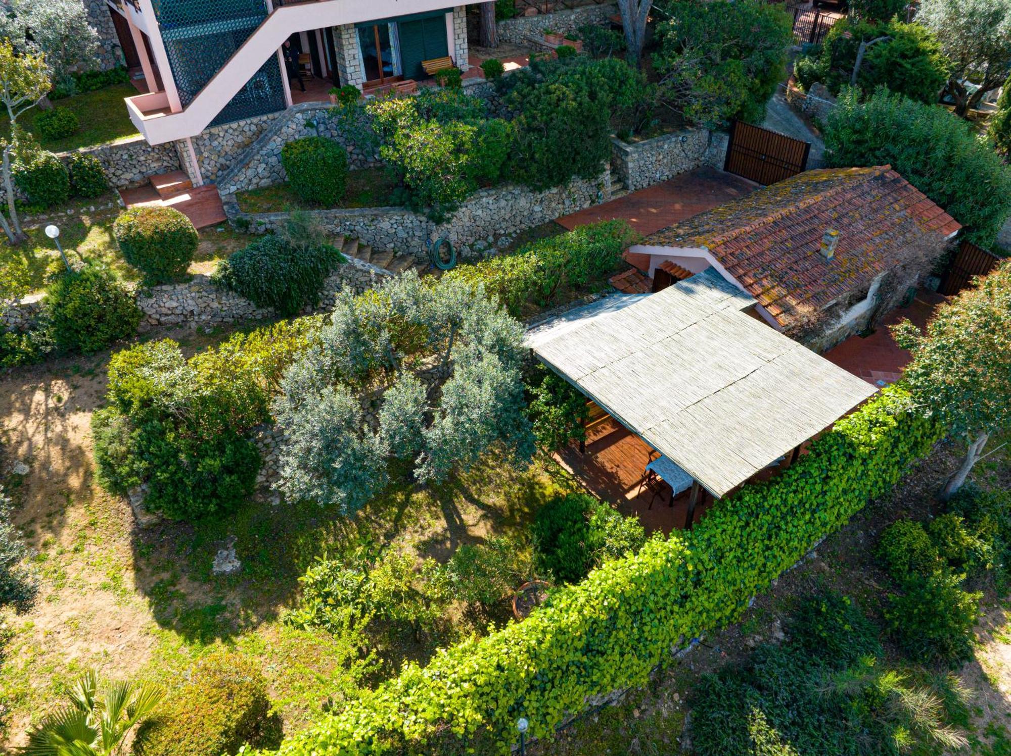 Il Cottage Di Villa Sveva, Splendida Vista Mare ポルト・サント・ステーファノ エクステリア 写真